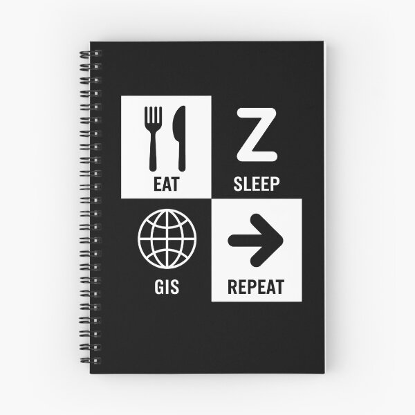 Item preview, Eat Sleep Gis Repeat Shirt - Gis Day t-shirts - Funny Gis designed and sold by SlocifieShop.