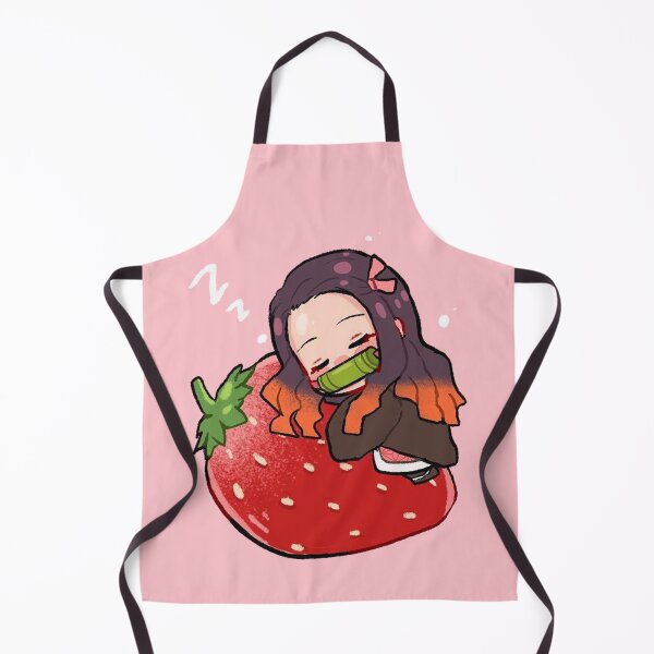 Item preview,  nez chibi anime girl pink strawberry designed and sold by forestgrump.
