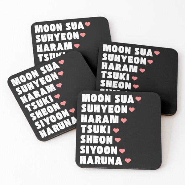 Item preview, Billlie with Member Names Kpop Group Design BLACK designed and sold by AJUNICE STUDIO.