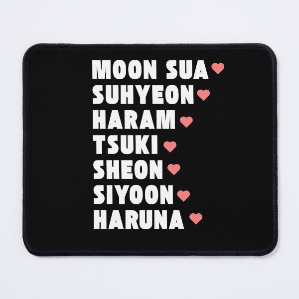 Item preview, Billlie with Member Names Kpop Group Design BLACK designed and sold by AJUNICE STUDIO.
