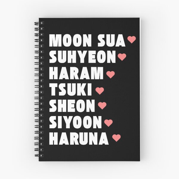 Item preview, Billlie with Member Names Kpop Group Design BLACK designed and sold by AJUNICE STUDIO.