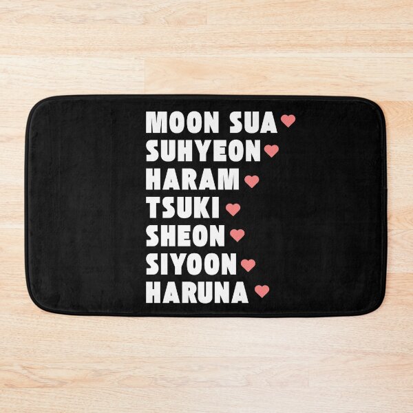 Item preview, Billlie with Member Names Kpop Group Design BLACK designed and sold by AJUNICE STUDIO.