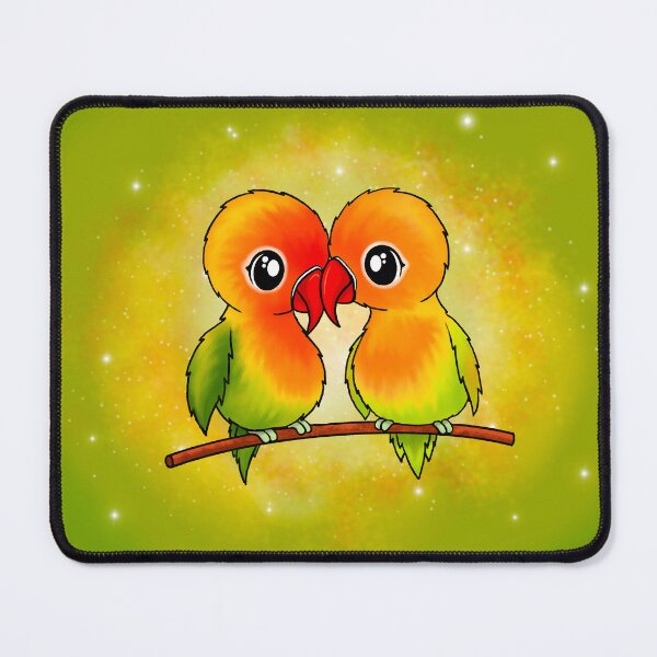 Item preview, two cute lovebirds designed and sold by Pezi-Creation.