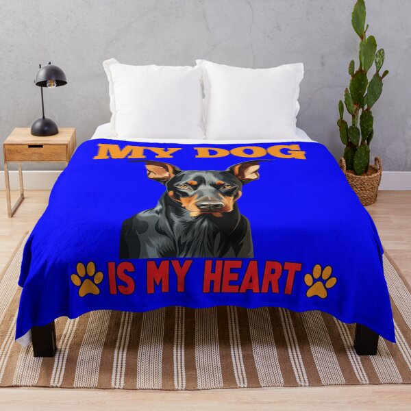 Item preview, Doberman Pinscher Pet Dog Owner Design My Dog Is My Heart designed and sold by fantasticdesign.