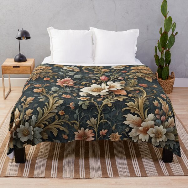 Item preview, Navy White Classic Floral Pattern designed and sold by Rosa-Canina64.