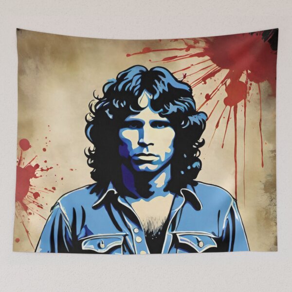 Item preview, Jim Morrison Grunge | TheAmericanPoet designed and sold by TheAmericanPoet.