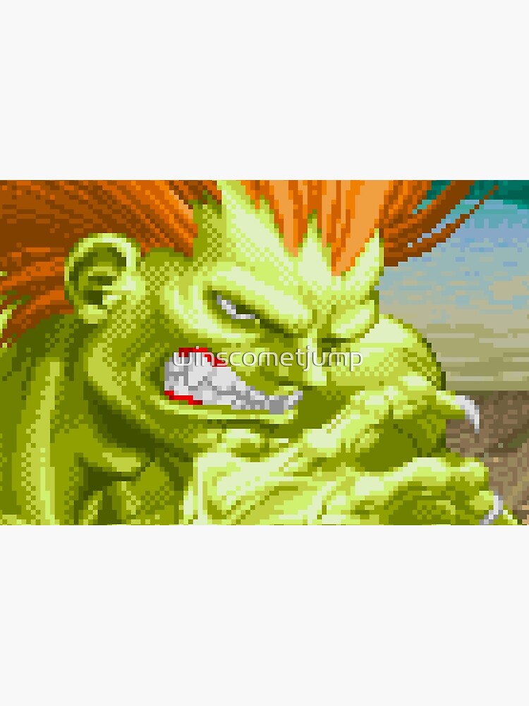 Blanka Street Fighter II Poster for Sale by winscometjump