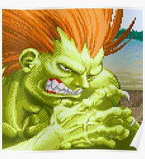 Blanka Street Fighter II Poster