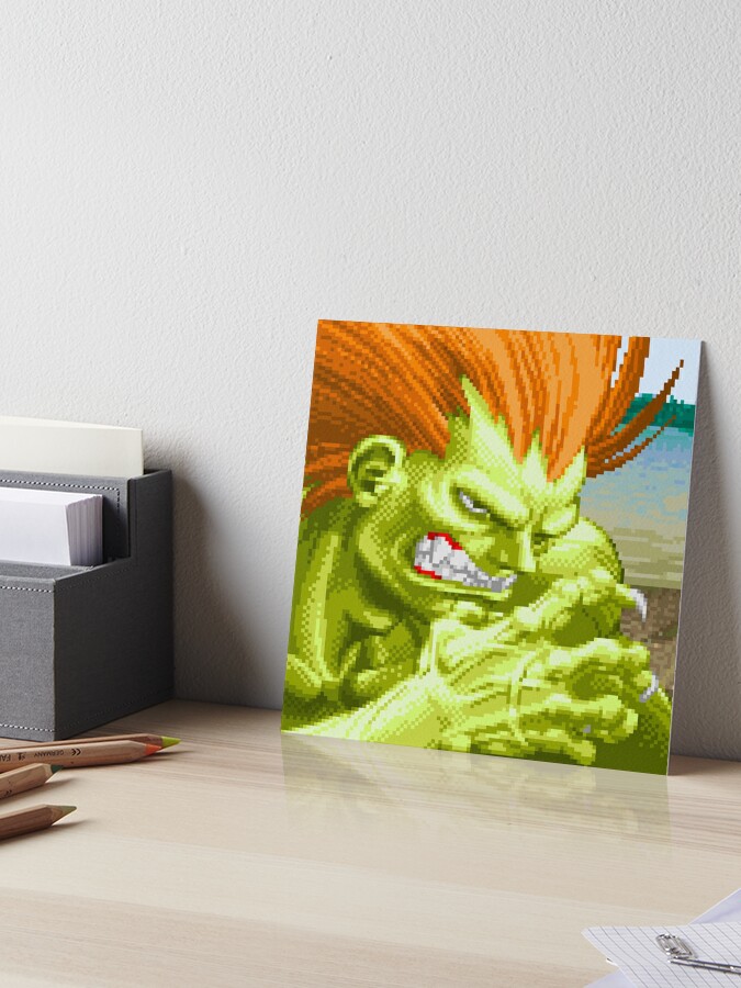 Blanka Street Fighter II Art Print for Sale by winscometjump