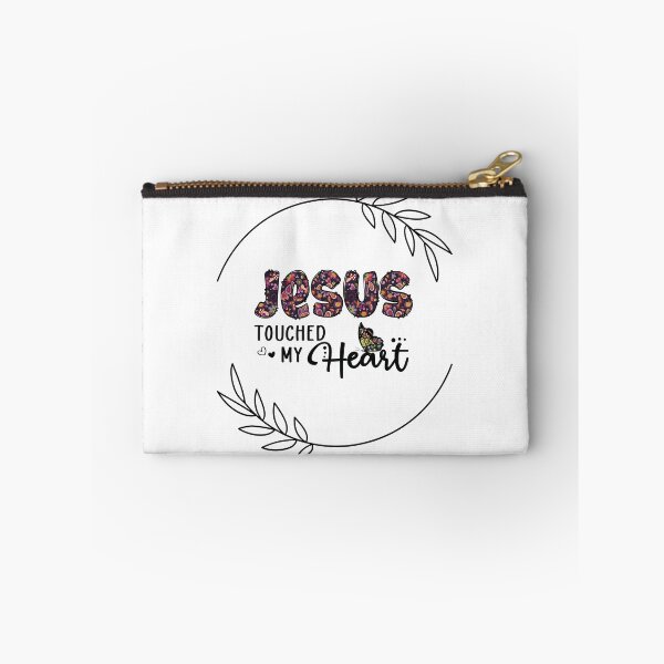 Item preview, Jesus Touched my Heart, Christian Bible Verse Design designed and sold by Our Bible Journey.