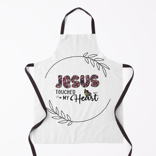 Item preview, Jesus Touched my Heart, Christian Bible Verse Design designed and sold by Our Bible Journey.