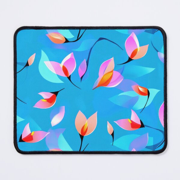 Item preview, Bright floral pattern with organic flower shapes designed and sold by GabbyKI261.