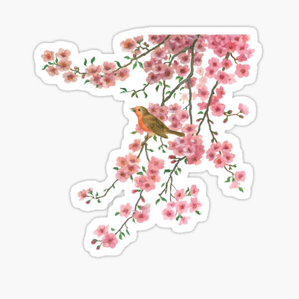 Spring Robin Sticker