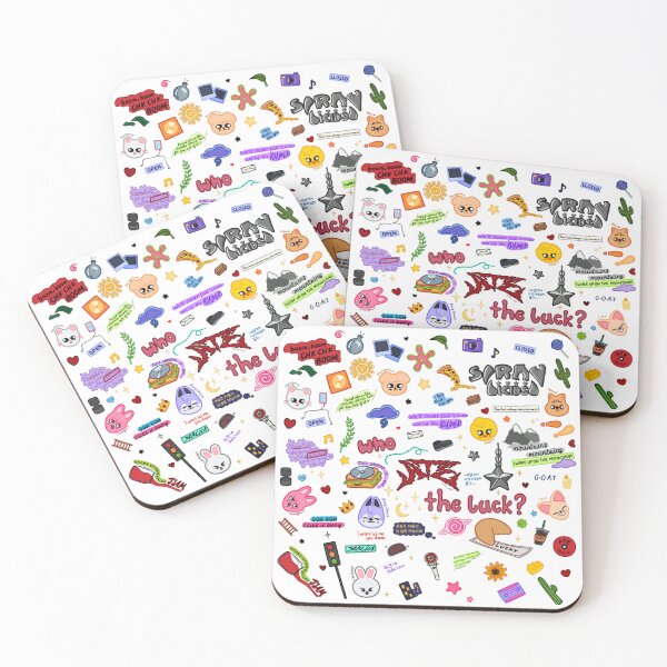 Item preview, Stray kids ATE doodle (scattered version) designed and sold by Thevampywolf.