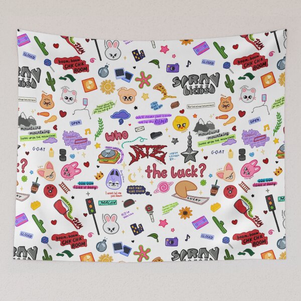 Item preview, Stray kids ATE doodle (scattered version) designed and sold by Thevampywolf.