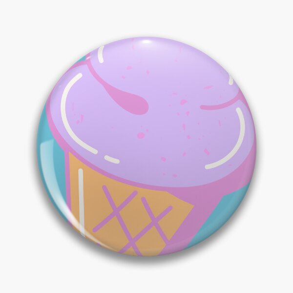 Item preview, Pastel Light purple Icecream + Light Blue background designed and sold by SimplyPsycho.