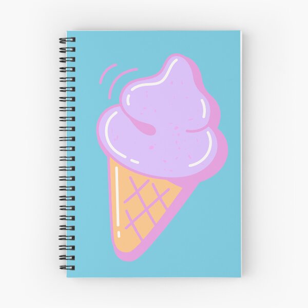 Item preview, Pastel Light purple Icecream + Light Blue background designed and sold by SimplyPsycho.