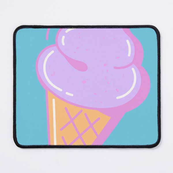 Item preview, Pastel Light purple Icecream + Light Blue background designed and sold by SimplyPsycho.