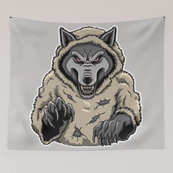 Item preview, Scary Wolf designed and sold by 123ks.