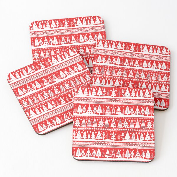 Item preview, Festive Fair Isle Christmas Pattern, Scandinavian Winter Holiday Design designed and sold by velvetearth.