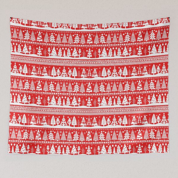 Item preview, Festive Fair Isle Christmas Pattern, Scandinavian Winter Holiday Design designed and sold by velvetearth.