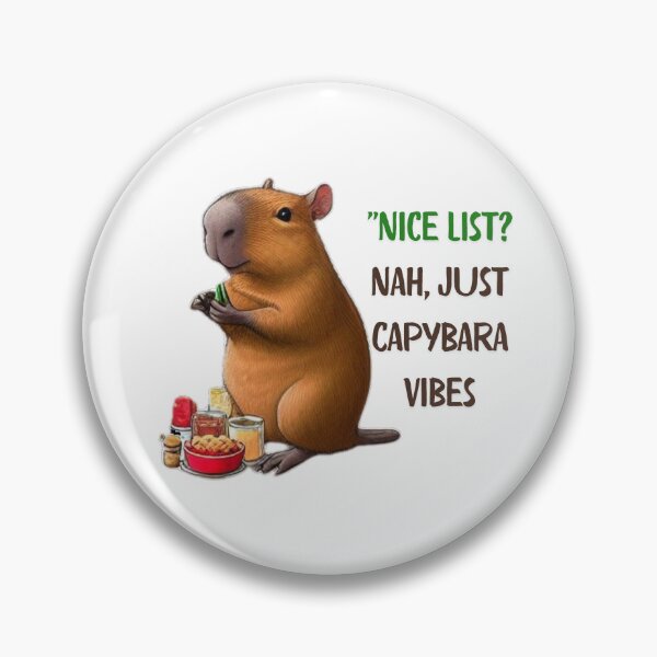 Item preview, Festive Capybara Christmas | Funny Holiday Art for a Cheerful Season designed and sold by MiszungART.