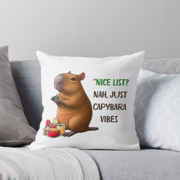 Item preview, Festive Capybara Christmas | Funny Holiday Art for a Cheerful Season designed and sold by MiszungART.