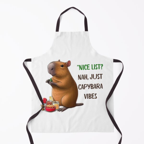 Item preview, Festive Capybara Christmas | Funny Holiday Art for a Cheerful Season designed and sold by MiszungART.