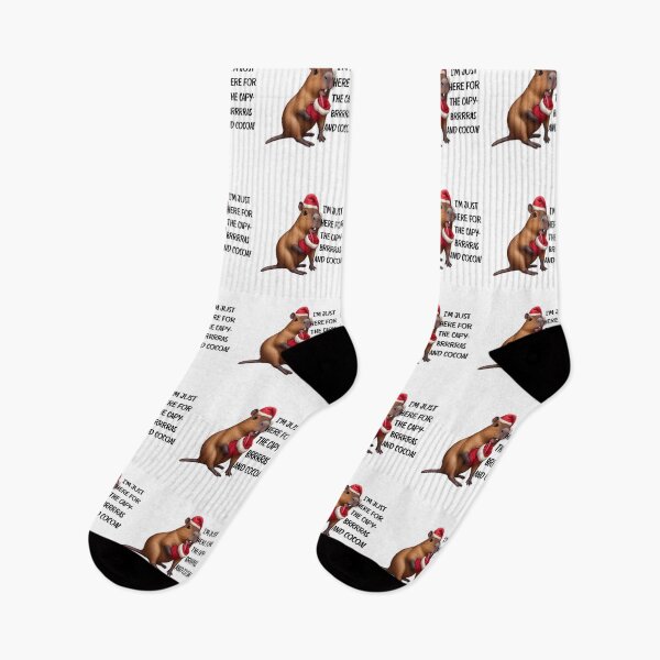 Item preview, Festive Capybara Christmas | Funny Holiday Art for a Cheerful Season designed and sold by MiszungART.