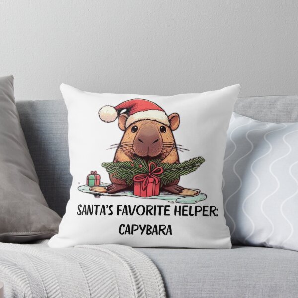 Item preview, Festive Capybara Christmas | Funny Holiday Art for a Cheerful Season designed and sold by MiszungART.