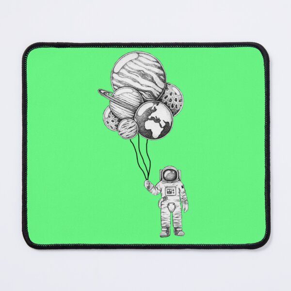 Item preview, Astronaut holding balloon planets designed and sold by Mara's designs.