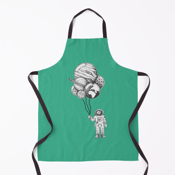 Item preview, Astronaut holding balloon planets designed and sold by Mara's designs.