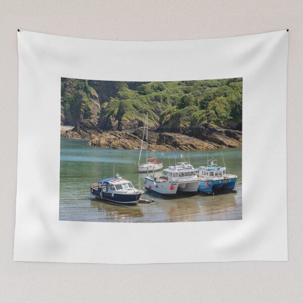 Item preview, Boats in Ilfracombe harbour at low tide designed and sold by yackers1.
