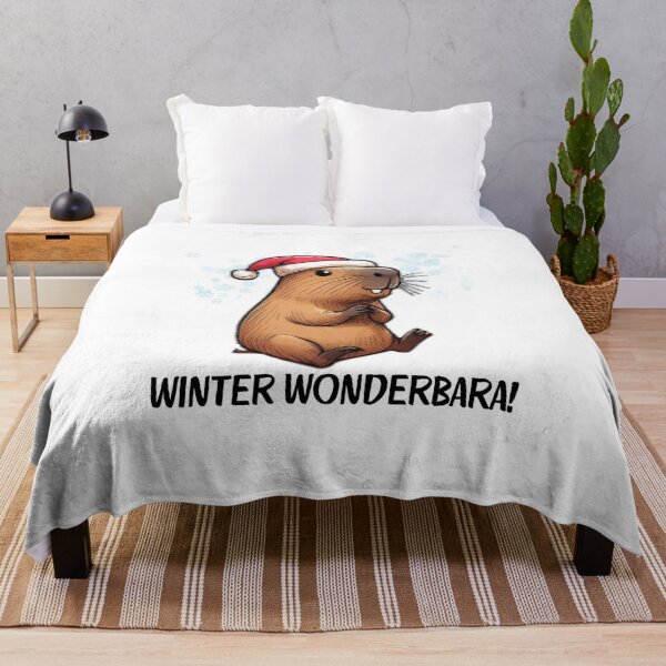 Item preview, Festive Capybara Christmas | Funny Holiday Art for a Cheerful Season designed and sold by MiszungART.