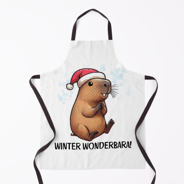 Item preview, Festive Capybara Christmas | Funny Holiday Art for a Cheerful Season designed and sold by MiszungART.