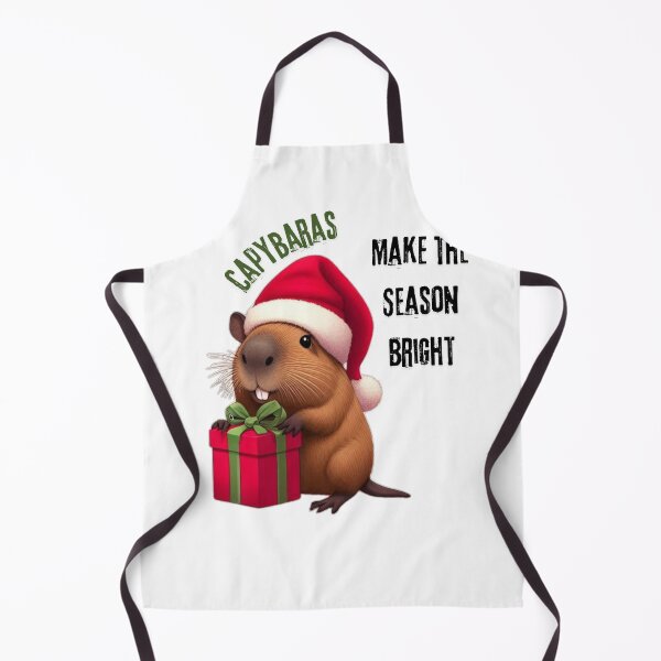 Item preview, Festive Capybara Christmas | Funny Holiday Art for a Cheerful Season designed and sold by MiszungART.