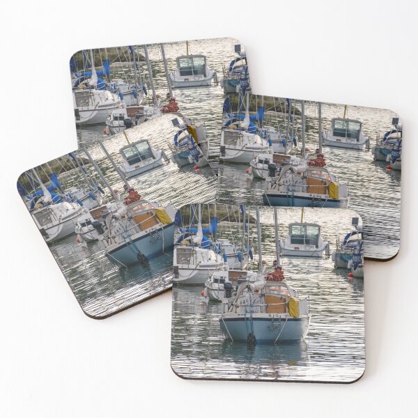 Item preview, Boats moored in Watermouth harbour designed and sold by yackers1.
