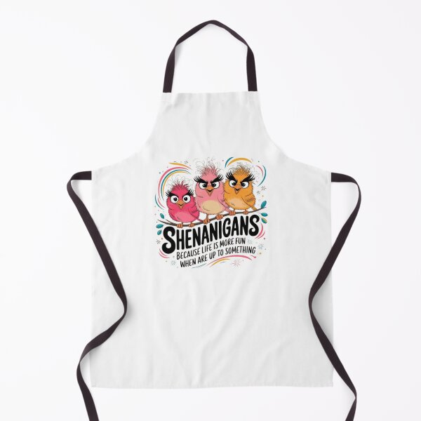 Item preview, Mischievous Birds "Shenanigans" Funny Cartoon Design designed and sold by GemBob Creations.