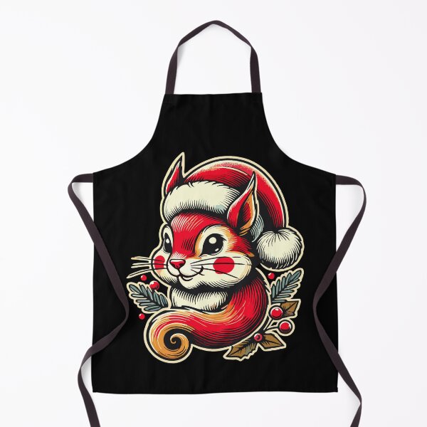 Item preview, Merry Christmas Squirrel With Cap designed and sold by LuminOrb.