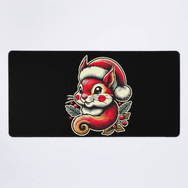 Item preview, Merry Christmas Squirrel With Cap designed and sold by LuminOrb.