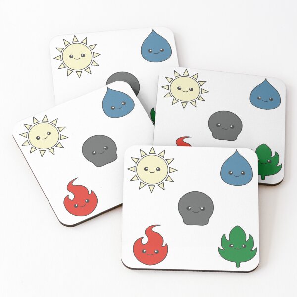 Item preview, Cute MTG mana symbols 5 Colour Collection designed and sold by WhimsicalJello.