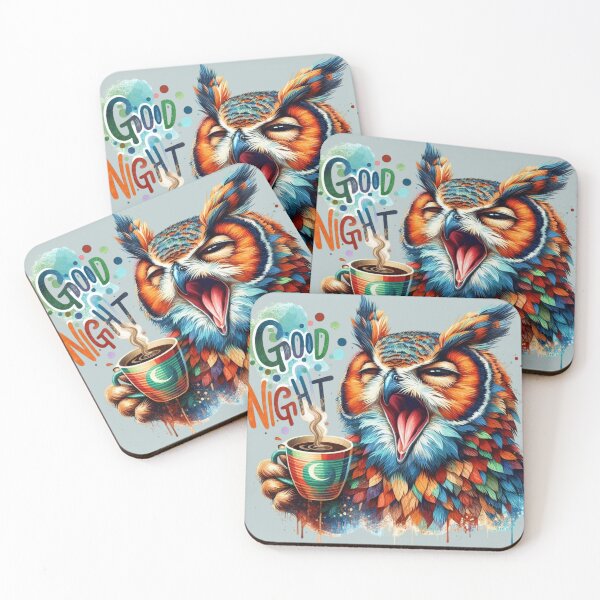 Item preview, Owl  good night designed and sold by TopSprint.