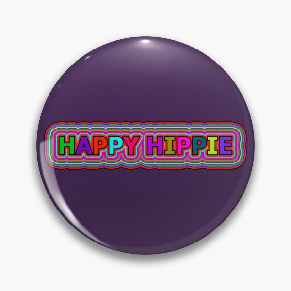 Item preview, Happy Hippie Colorful Words Trippy Retro Hippie Lines 4 of 4 designed and sold by Beachy.