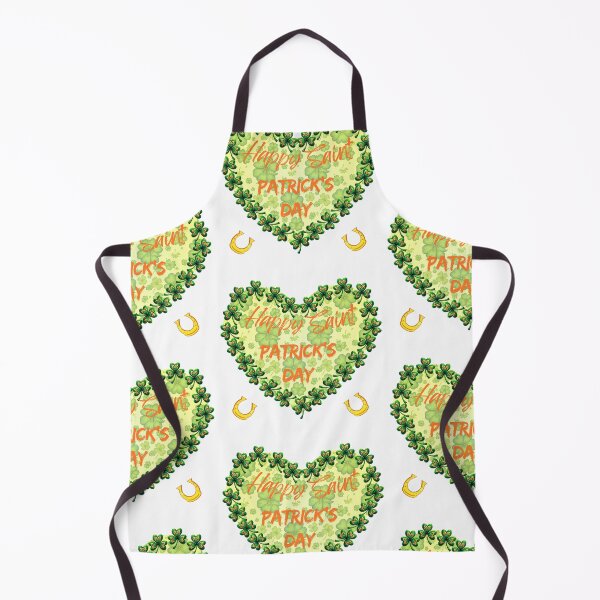 Item preview, St. Patrick's Lucky Charm: A harmonious heart pattern featuring shamrocks of various sizes and shades of green, arranged in a heart shape to give a pleasing and balanced design. designed and sold by Grang Art Artistic Designs.