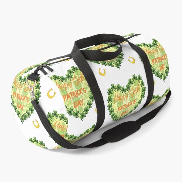 Item preview, St. Patrick's Lucky Charm: A harmonious heart pattern featuring shamrocks of various sizes and shades of green, arranged in a heart shape to give a pleasing and balanced design. designed and sold by Grang Art Artistic Designs.