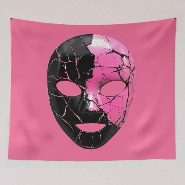 Item preview, Black and Pink mask designed and sold by Brendon987.