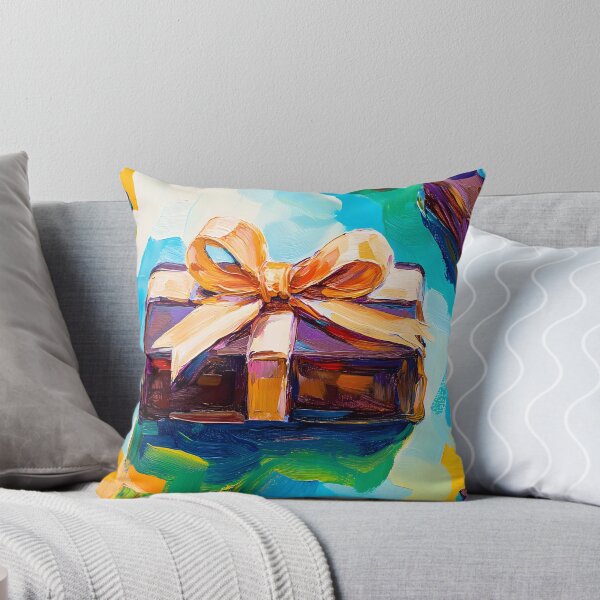 Item preview, Merry Christmas: Intricate Chocolate Gift Boxes - Bold Ribbons and Swirling Celebration designed and sold by OlfactoART Studio.