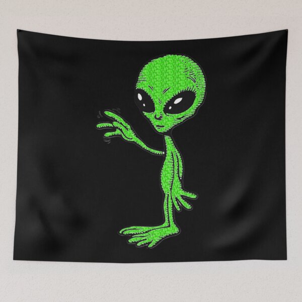 Item preview, green alien designed and sold by IPRINTUA.