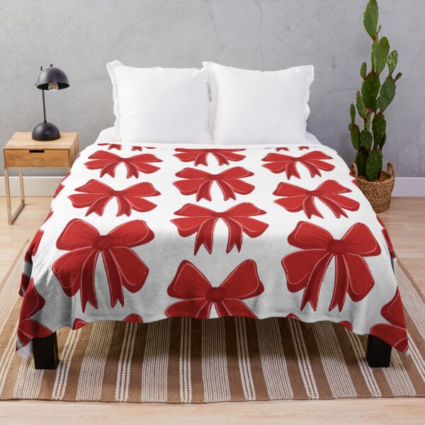 Item preview, Red Merry Christmas Bow Pattern Gift Wrap Home Decor Christmas Gift designed and sold by EYE ILLUSTRATE GRAPHICS.