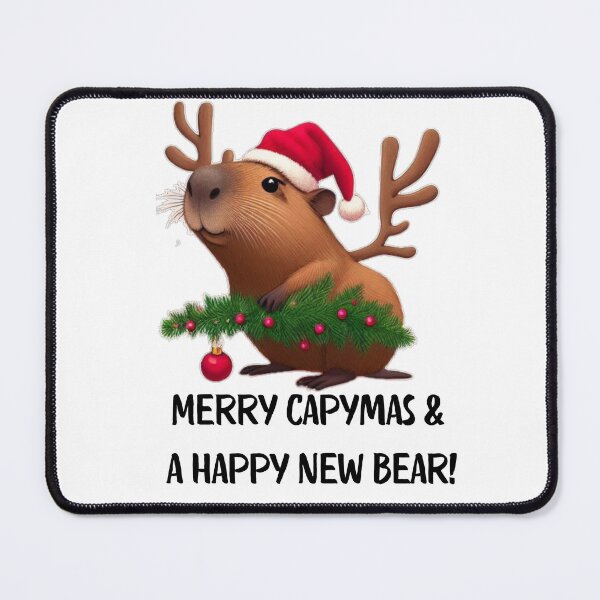 Item preview, Festive Capybara Christmas | Funny Holiday Art for a Cheerful Season designed and sold by MiszungART.